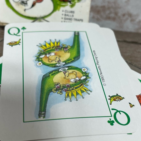 Golf Novelty Playing Cards 1993 RARE Hard to find DECK. - Picture 10 of 10